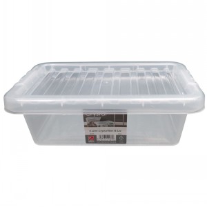 Wham Crystal Plastic Storage Box & Lid Size 01 (4 Litre)